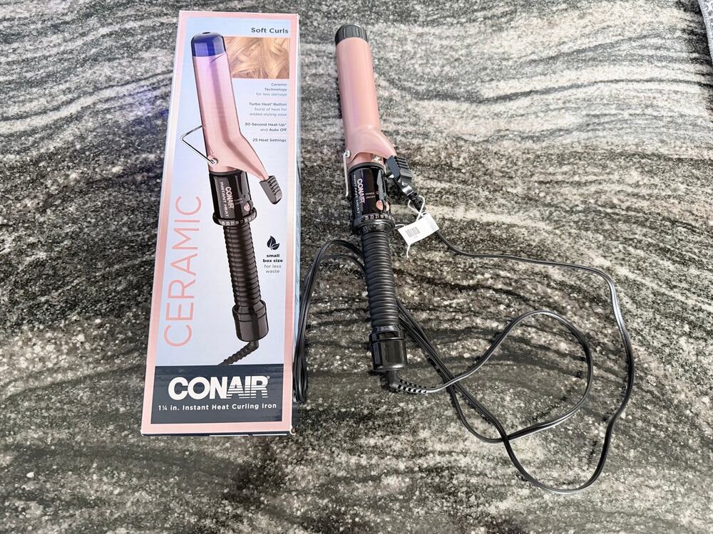 Conair Instant Heat 1¼” Ceramic Curling Iron Rose Gold